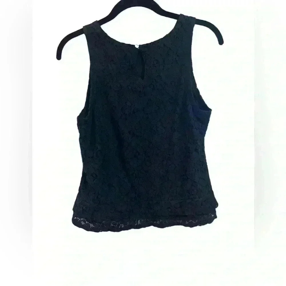 Banana Republic Madmen Black Lace Tank small - Picture 3 of 12